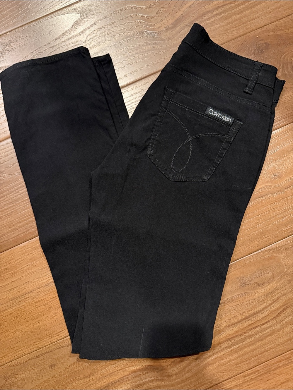 Calvin Klein Women's Black Skinny Stretch Pants Size 8